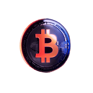 Visualización de datos de análisis del mercado de criptomonedas en una tarjeta flotante